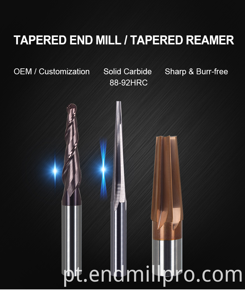 TAPERED END MILL 